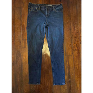 Aeropostale Women's Skinny Jeans - Dark Wash Denim, Size Measured